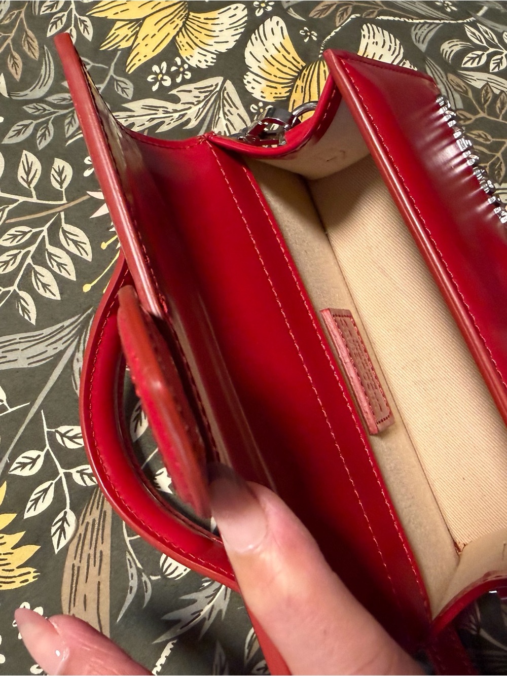 Jacquemus Red Mini Top Handle Shoulder Bag - Picture 3 of 3